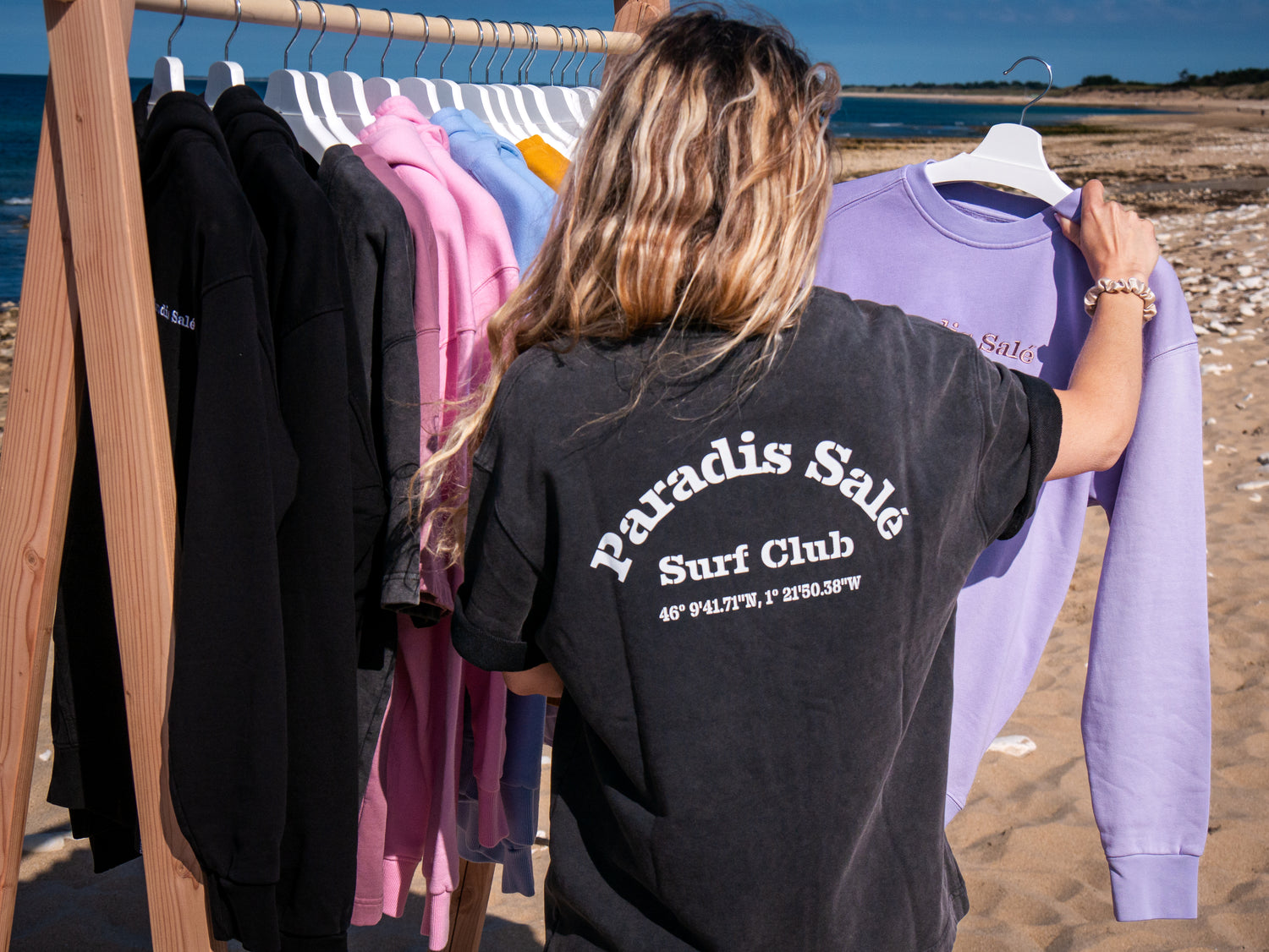 Ici notre sélection de tee-shirts Paradis Salé. Oversize, Regular Fit vous trouverez votre style mais toujours à l'esprit salé